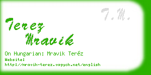 terez mravik business card